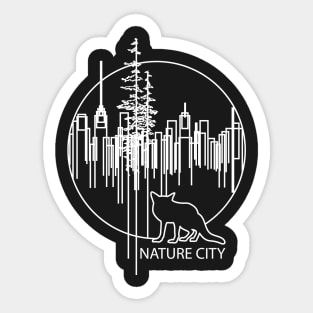 Nature Moon Sticker